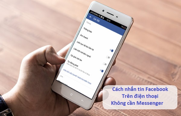 Cách nhắn tin trên Facebook không cần Messenger trên iPhone