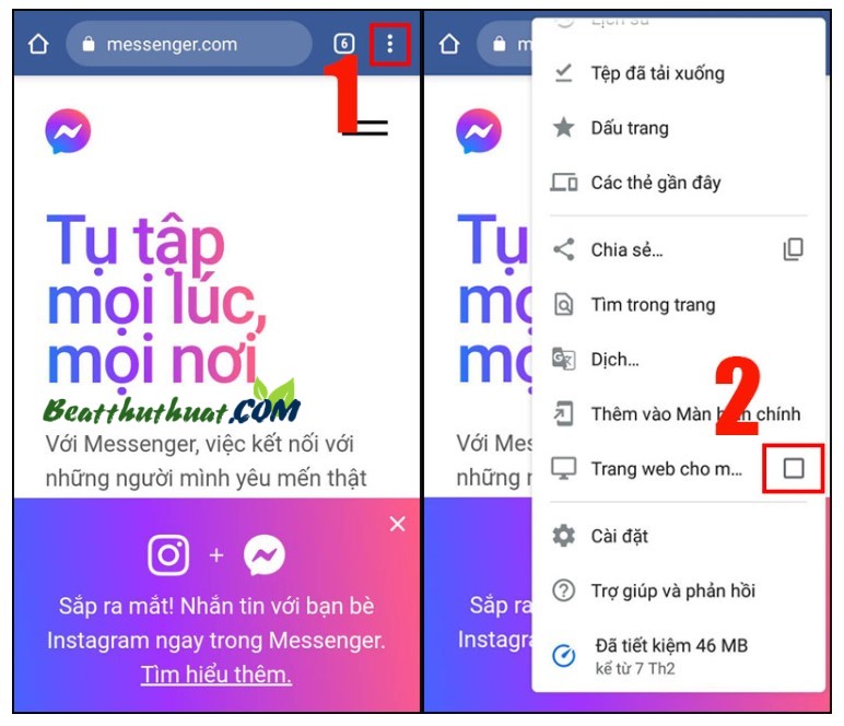 Cách nhắn tin trên Facebook không cần Messenger